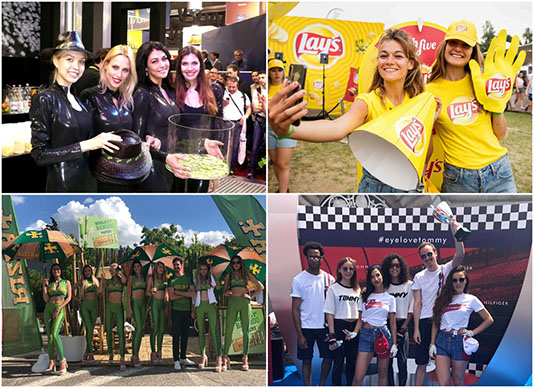 Brand ambassadors and promo team New York
