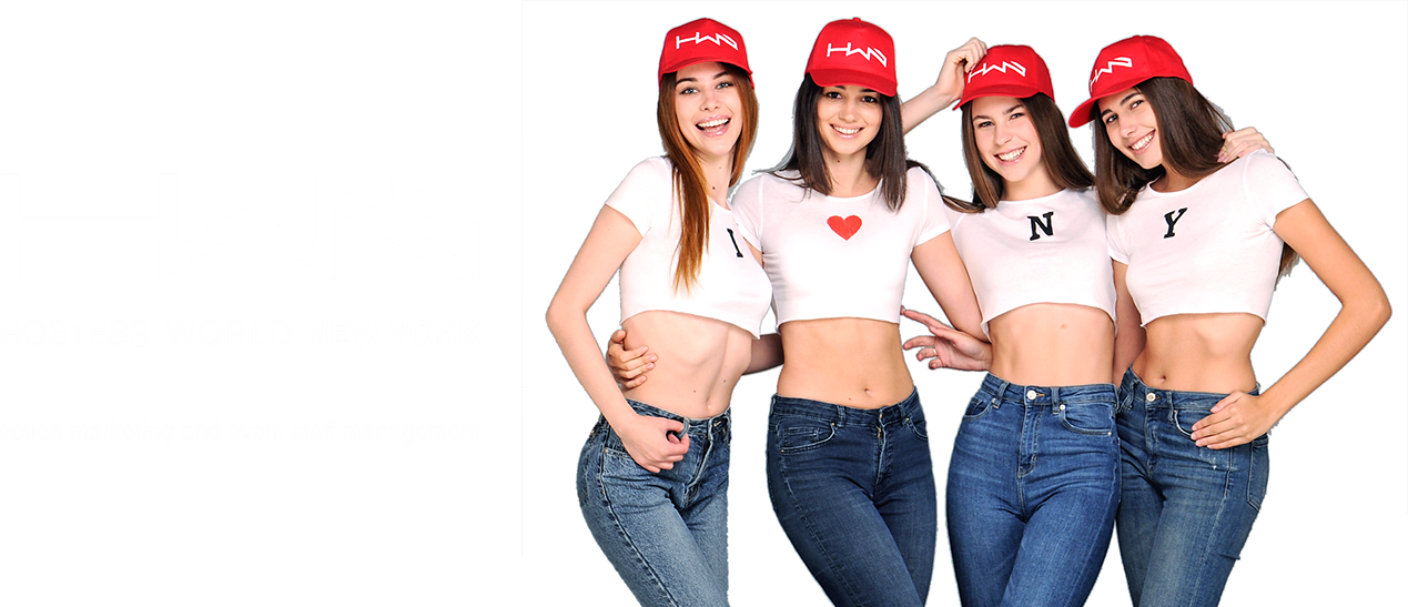 Professional event hostesses and trade show staff in New York City