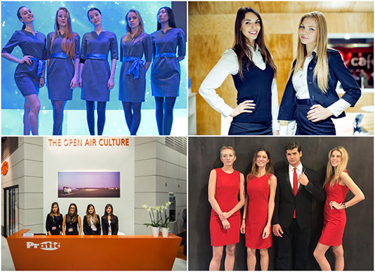 Professional trade show hostesses New York